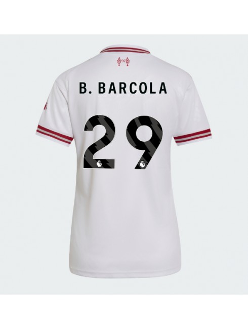 Liverpool Bradley Barcola #29 Auswärtstrikot für Frauen 2026-27 Kurzarm Liverpool Bradley Barcola #29 Auswärtstrikot für Frauen 2026-27 Kurzarm